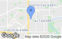 Map of Arbour Lake, AB