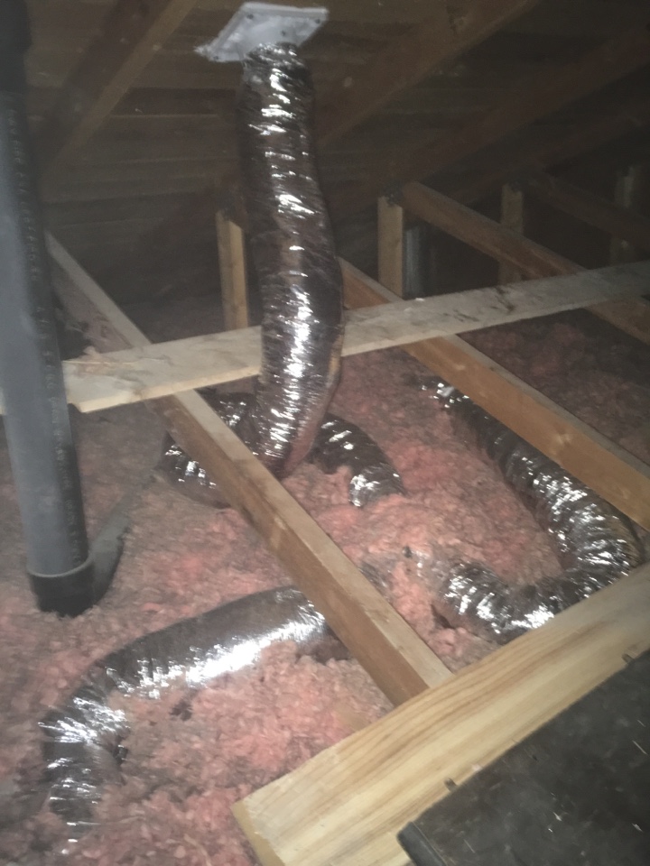 Arbour Lake, AB - Installed two bathroom vents Arbour Lake, AB - Installed two bathroom vents