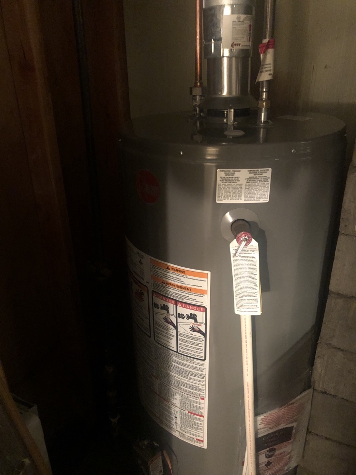 Arbour Lake, AB - Plumber required. Installed new Rheem hot water tank Arbour Lake, AB - Plumber required. Installed new Rheem hot water tank