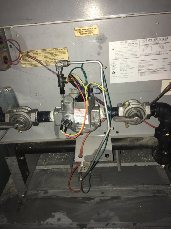 Arbour Lake, AB - Replaced boiler gas valve Arbour Lake, AB - Replaced boiler gas valve