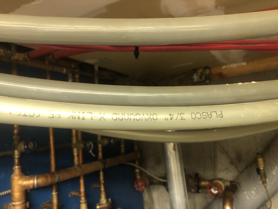 Arbour Lake, AB - Repaired three-quarter inch lines to hot water tank. As well as two bathroom replacing PEX That was leaking. Arbour Lake, AB - Repaired three-quarter inch lines to hot water tank. As well as two bathroom replacing PEX That was leaking.